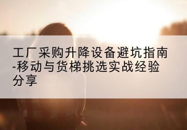 洪江移动式升降机怎么选-工厂采购升降设备避坑指南-移动与货梯挑选实战经验分享